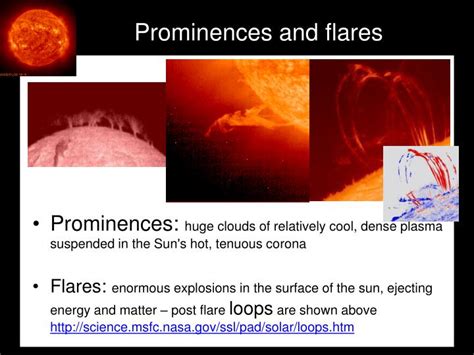 how are solar flares similar to prominences